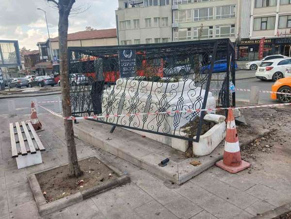 Ankara'da sürekli trafik kazalarının yaşandığı türbede yine kaza oldu