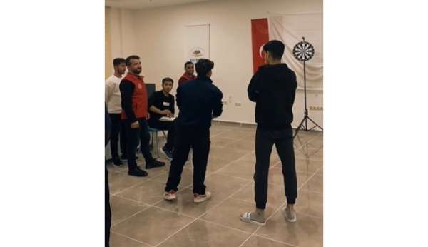 Bayburt'ta üniversite öğrencilerine yönelik dart turnuvası düzenlendi
