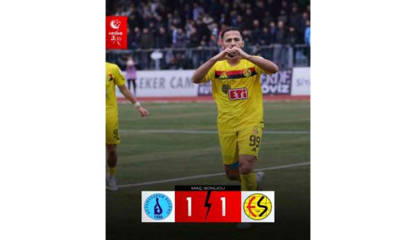 Eskişehirspor, Kütahya'dan 1 puan ile dönüyor