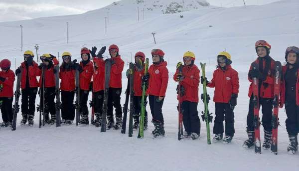 Hakkari'de karlar üzerinde ilk adımlar