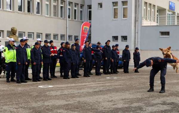 Sinop'ta jandarma özel misafirlerini ağırladı
