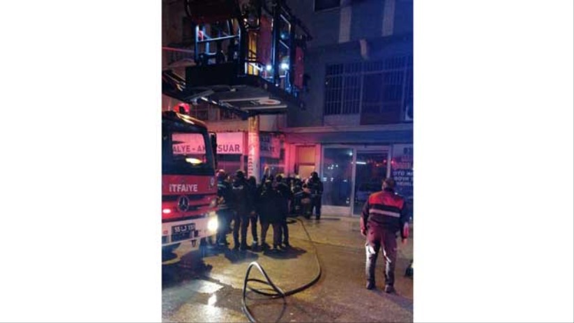 Samsun'da Gülsan Sanayi Sitesi'nde yangın!