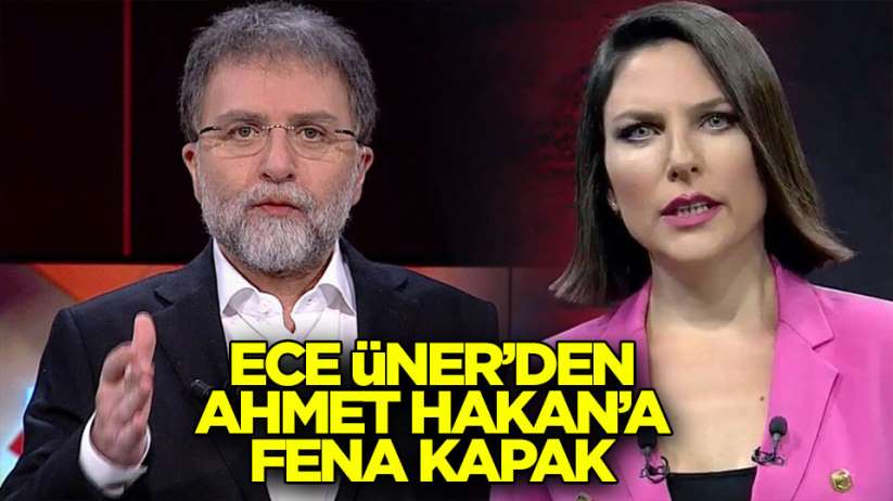 Ece Üner'den Ahmet Hakan'a kapak