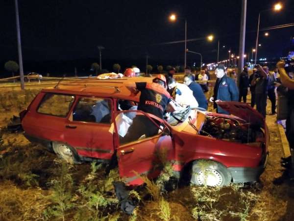 Sivas'ta trafik kazası: 1 ölü, 3 ağır yaralı 