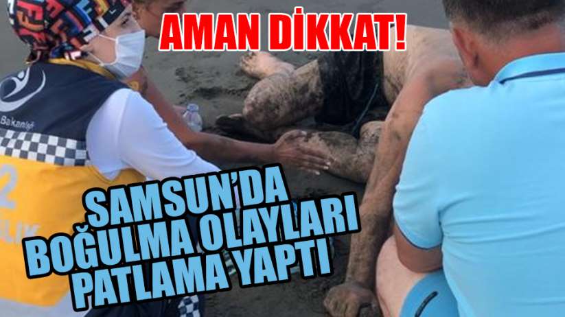 Samsun'da cankurtaranlar hafta sonu 34 kişiyi boğulmaktan kurtardı