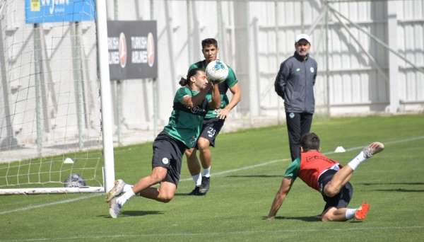 Konyaspor Denizlispor maçı hazırlıklarını sürdürüyor 