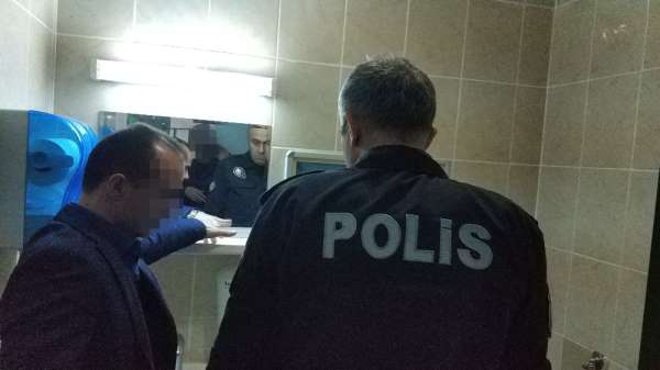 Hastanedeki tuvalette unutulan tabanca kayboldu 