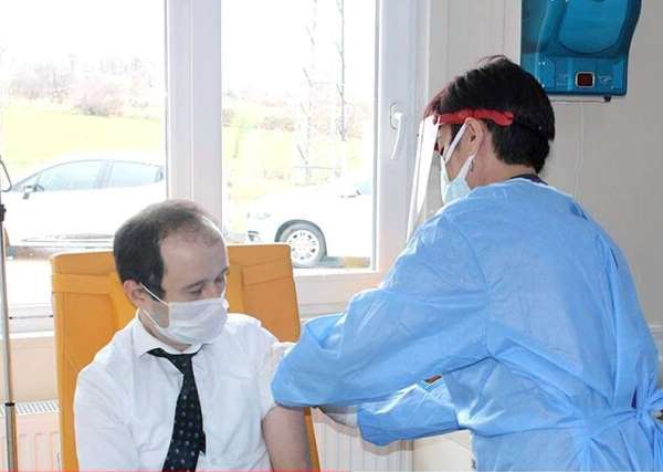Gerze'de ilk aşılar vuruldu 