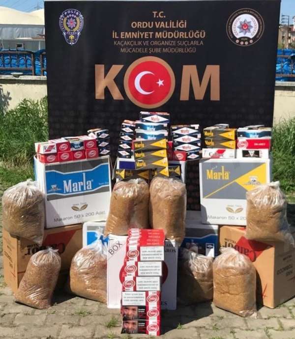 Ordu'da kaçak tütün mamullerine sıkı denetim 
