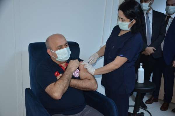 Ordu'ya gönderilen 15 bin doz aşının uygulamasına başlandı