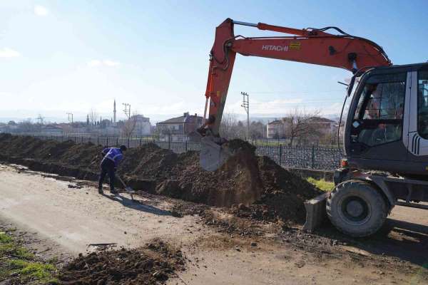 Erbaa Belediyesi Yıldırım Beyazıt Mahallesi'nde içme suyu altyapısı için çalışma başlattı - Tokat haber