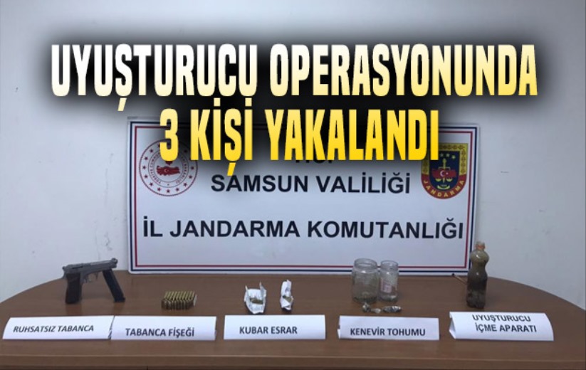 Jandarmadan uyuşturucu operasyonu