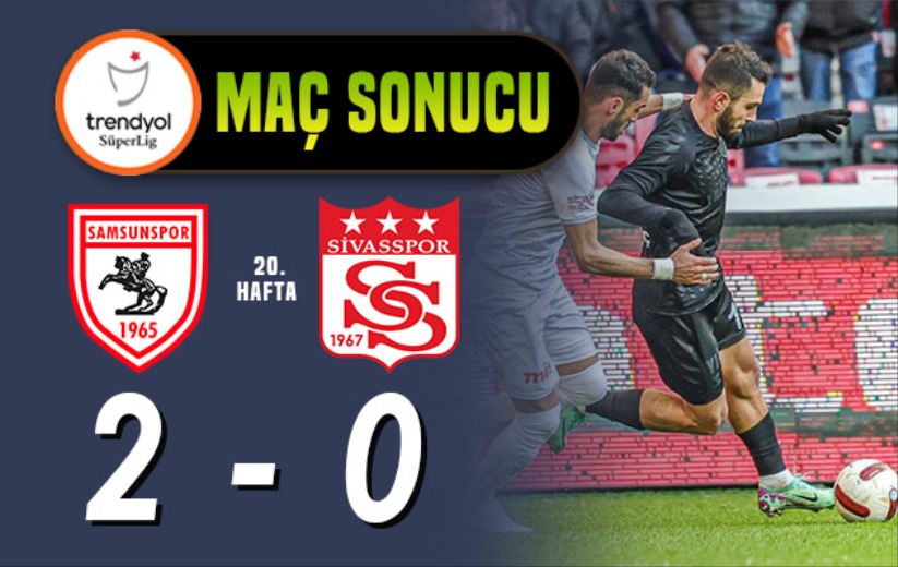 Samsunspor'dan hayati 3 puan