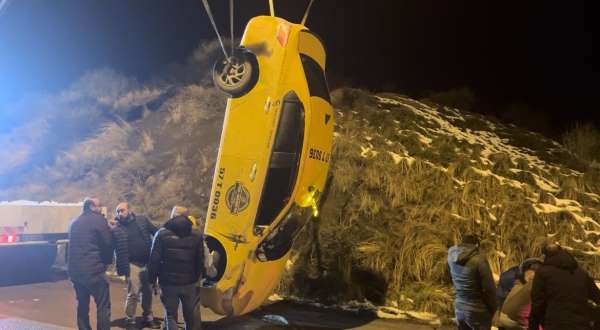 Sinop'ta buzlanma kazaya neden oldu: 1 yaralı