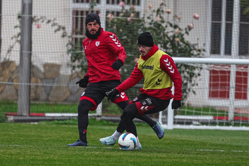 Samsunspor, Beşiktaş maçı hazırlıklarını sürdürdü