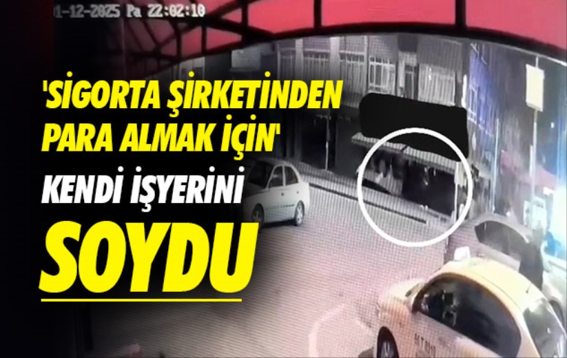 Samsun'da 'sigorta şirketinden para almak için' kendi işyerini soydu