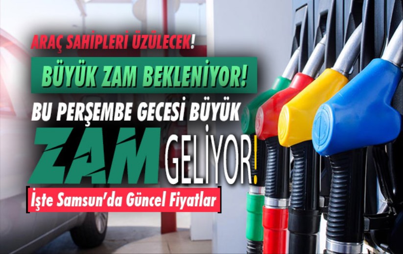 Benzin ve motorine perşembe gecesi büyük zam geliyor