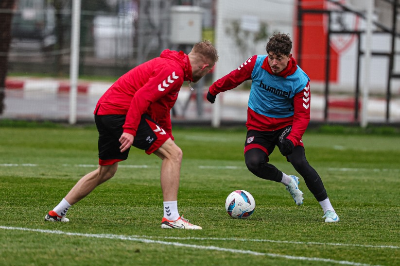 Samsunspor, Beşiktaş maçı hazırlıklarını sürdürdü