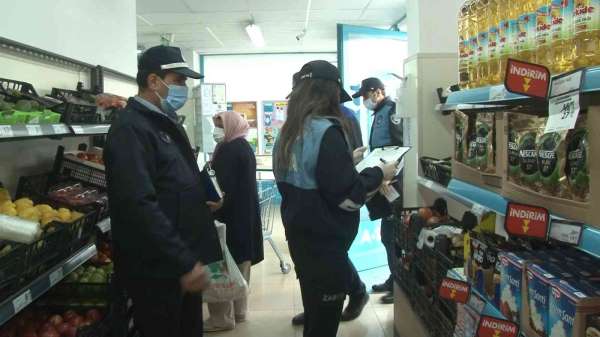 Arnavutköy'de marketlerde KDV indirimi denetimi yapıldı