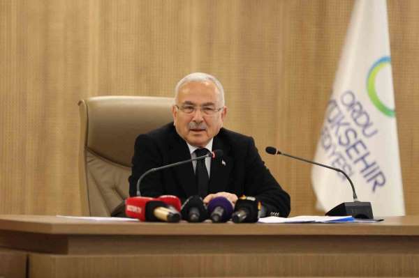 Başkan Güler: 'Ordu'yu kendi kendine yeten bir şehir haline getirmek istiyoruz'