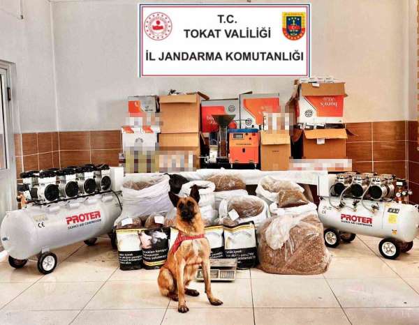 Tokat'ta kaçak tütün ve cep telefonu operasyonu: 3 gözaltı