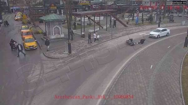 Kütahya'daki trafik kazaları kameralara yansıdı