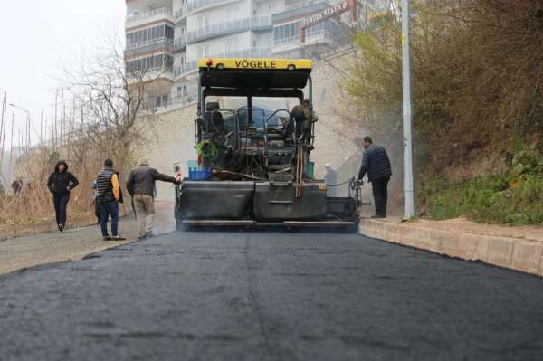 Fatsa Belediyesi'nin asfalt çalışmaları 