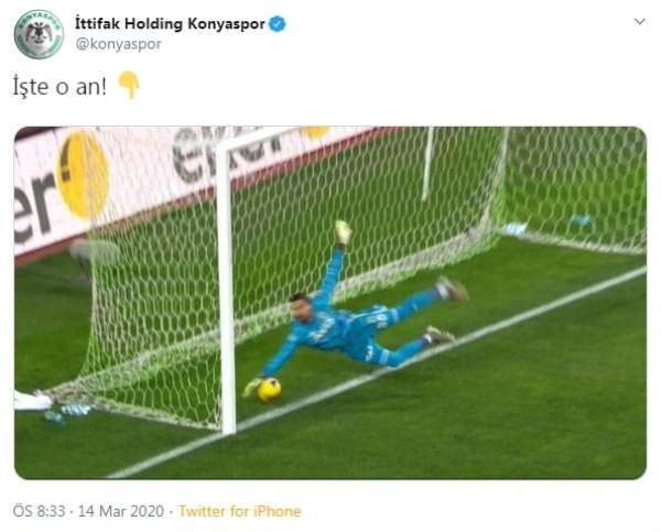 Konyaspor'dan 'gol' göndermesi 