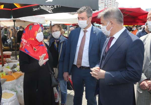 Başkan Deveci: 'Pazar yerlerine gelenler mutlaka önlem almalı'