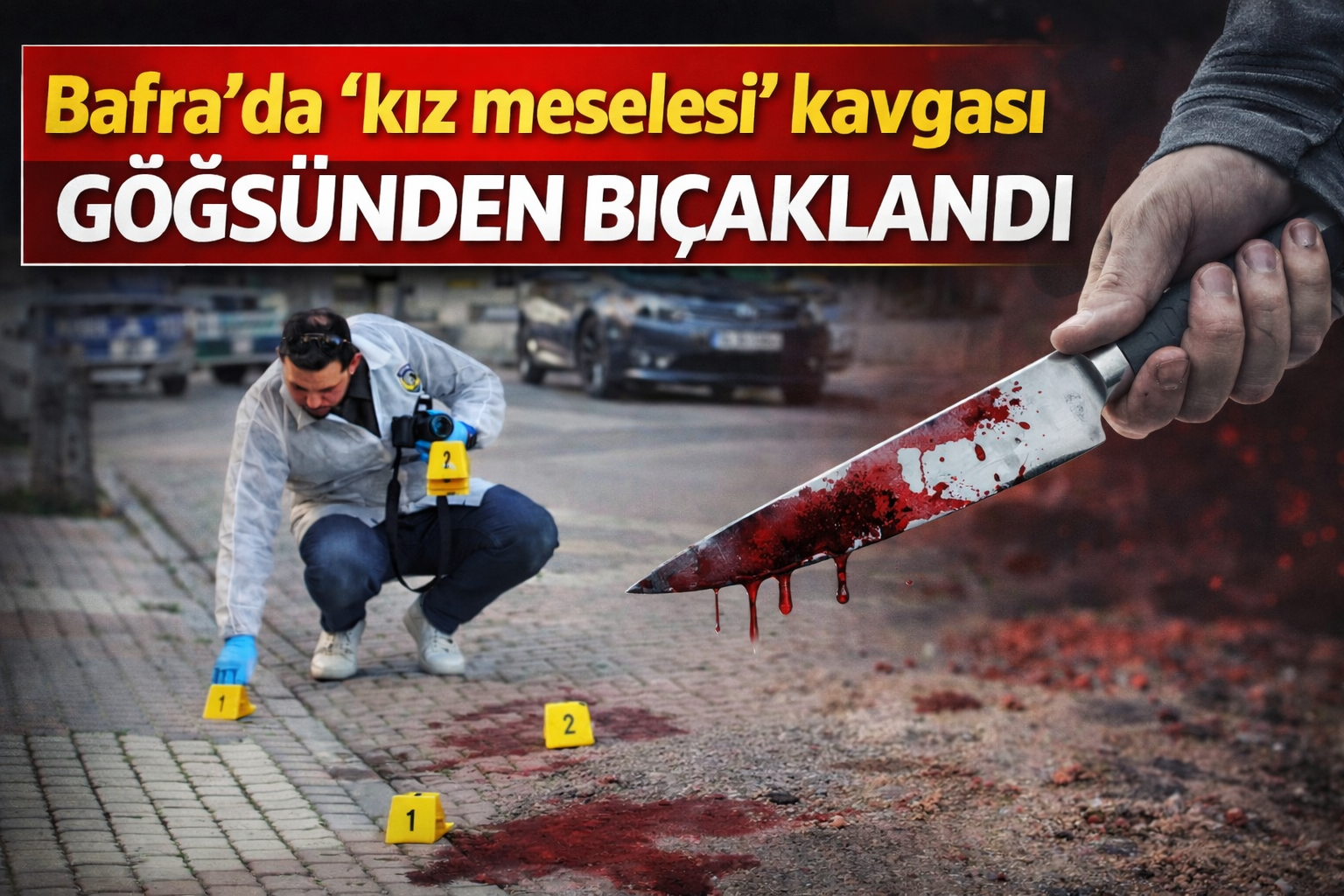 Bafra'da 'kız meselesi' kavgası: 1 yaralı