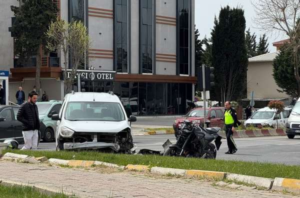 Lüleburgaz'da trafik kazası: 1 yaralı