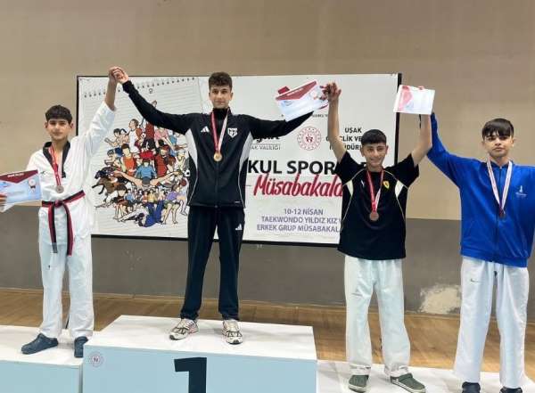 Muğlalı sporcular Uşak'tan 3 madalya ile döndü