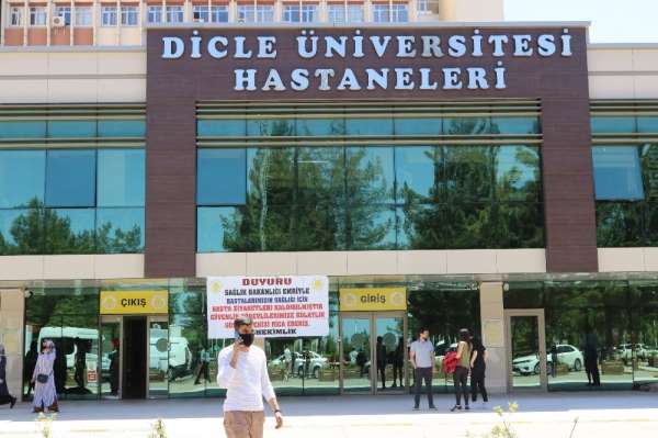 Dicle Üniversitesinde Covid-19 hasta sayısında düşüş