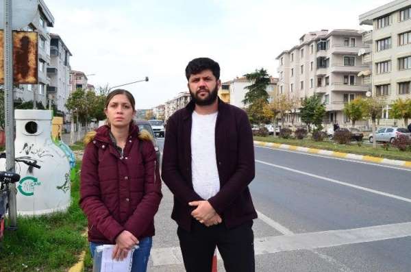 Feci kaza kamerada: Yaya geçidinde çarpmış 