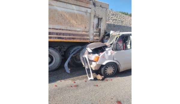 Simav'da trafik kazası: 1 ölü, 1 yaralı