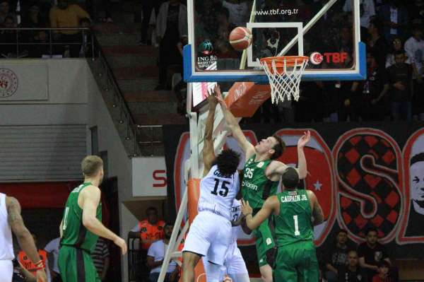 ING Basketbol Süper Ligi Play-Off: Gaziantep Basketbol: 82 - Darüşşafaka: 85 - Gaziantep haber
