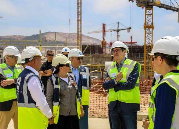 Kazakistan Enerji Bakanı Akçulakov ve beraberindeki heyet Akkuyu NGS'yi gezdi - Mersin haber