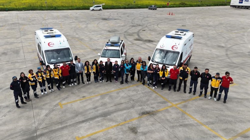 Samsun'da ambulansların yeni kahramanları: 16 kadın sürücü