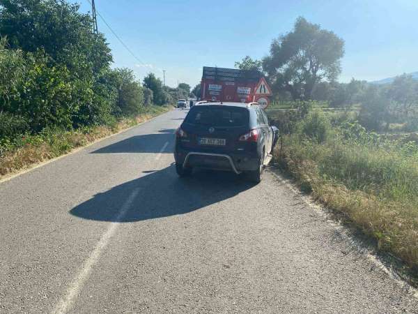 Ödemiş'te zincirleme kaza: 2 yaralı