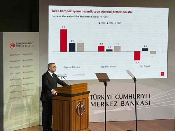 MB Başkanı Karahan: 'Eflasyonun 2026 yıl sonunda yüzde 26, 2027 yıl sonunda ise yüzde 15 olarak gerçekleşeceği