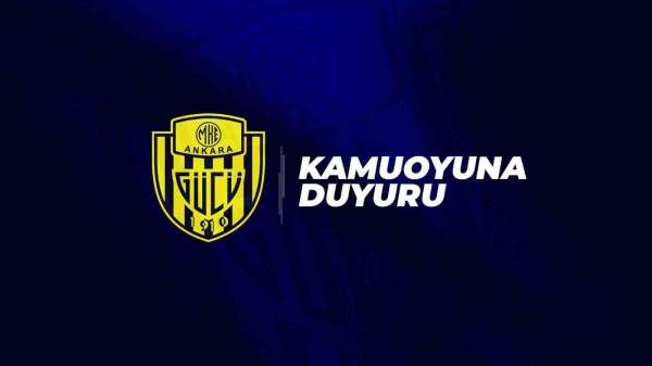 MKE Ankaragücü'nden 3 dönem transfer yasağına ilişkin açıklama