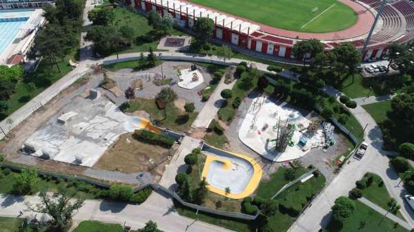 Avlu'dan sonra ikinci skate park Atatürk Parkı'na - Balıkesir haber