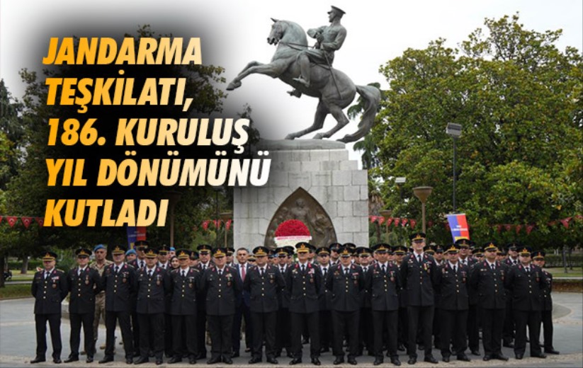 Samsun'da jandarma Teşkilatı, 186. kuruluş yıl dönümünü kutladı