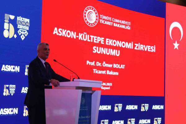 Bakan Bolat: 'Gayri safi yurtiçi hasılamız 2025 yılının ilk çeyreği itibariyle 1 trilyon 371 milyar dolara yük