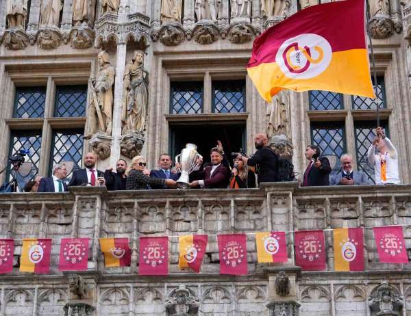 Galatasaray'ın 26. şampiyonluğunun coşkusu Belçika'da yaşandı