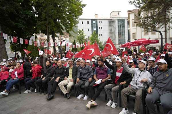 Gümüşhane'de milli heyecan sabahın erken saatlerinde başladı