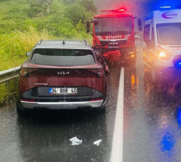 Ordu'da 3 aracın karıştığı kazada 6 kişi yaralandı