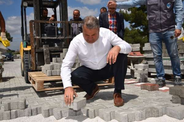 Yunusemre'de hedef 170 bin metrekare kilitli parke taşı 