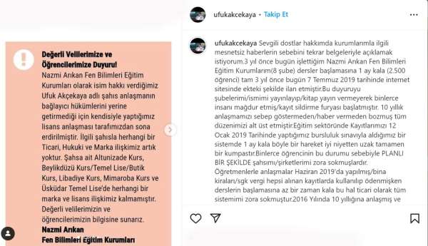 Tokatspor Kulübü Başkanı Ufuk Akçekaya, Arıkan'ın cinayeti şüphesiyle gözaltında