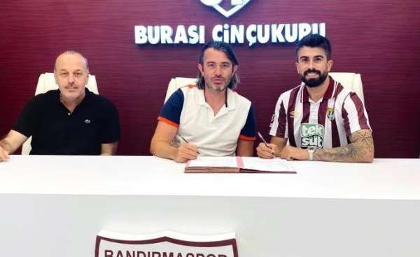 Bandırmaspor yeni kalecisi Akın Alkan ile 2 yıllık sözleşme imzaladı